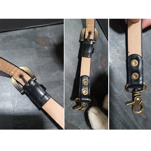 👉LAST CHANCE‼️ Vtg. Fuzzy Nation’s Poochie Pug Dog Handbag Apricot Fawn - Picture 14 of 16